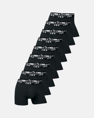 Tights 9-pak | Økologisk bomuld | Sort -JBS
