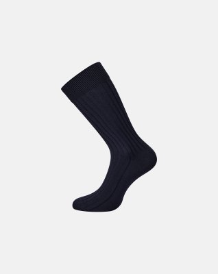 Strømper, bambusviskose, mørk navy