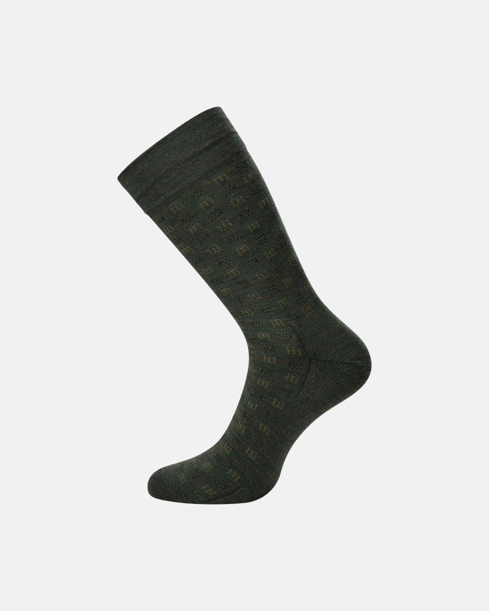 Egtved Strømper "no-elastic" | Uld | grøn - 45-48