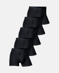 Tights m. gylp 5-pak, 100% bomuld, sort