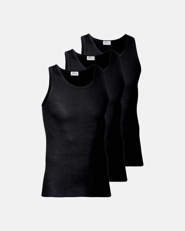 Tanktop 3-pak | 100% bomuld | Sort