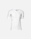 T-shirts "v-neck" 3-pak, 100% bomuld, Hvid