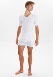 T-shirts "v-neck" 3-pak, 100% bomuld, Hvid