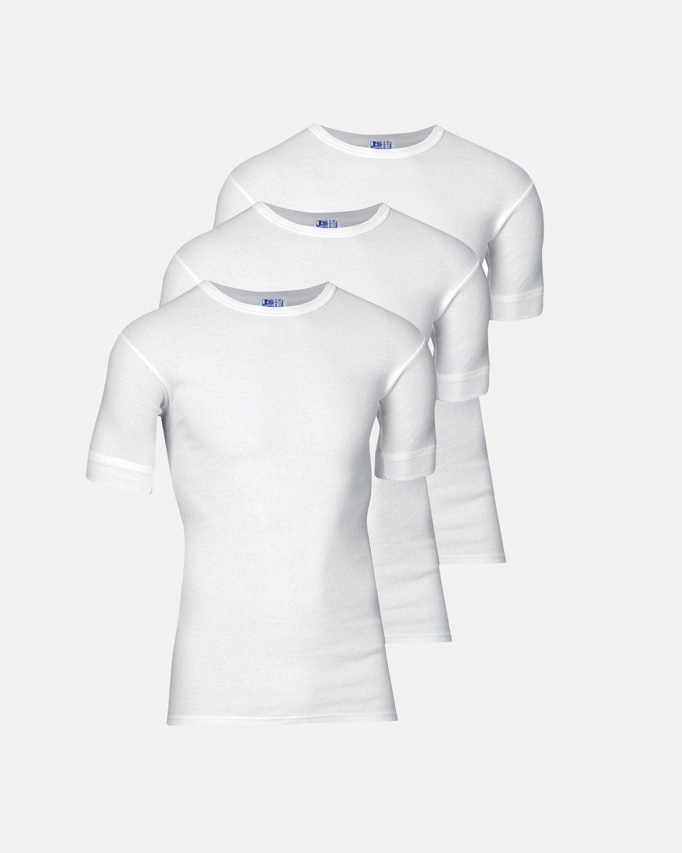 JBS T-shirts "o-neck" 3-pak | 100% bomuld | Hvid - S