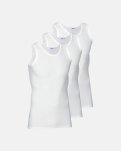 Tanktop 3-pak | 100% bomuld | Hvid -JBS