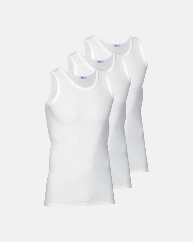 Tanktop 3-pak | 100% bomuld | Hvid