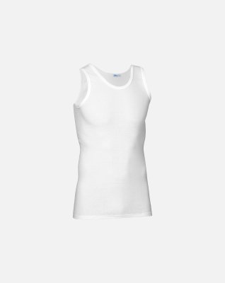 Tanktop 3-pak, 100% bomuld, Hvid