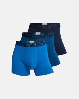 Trunks "basic" 3-pak | Bomuld | Blå -CR7