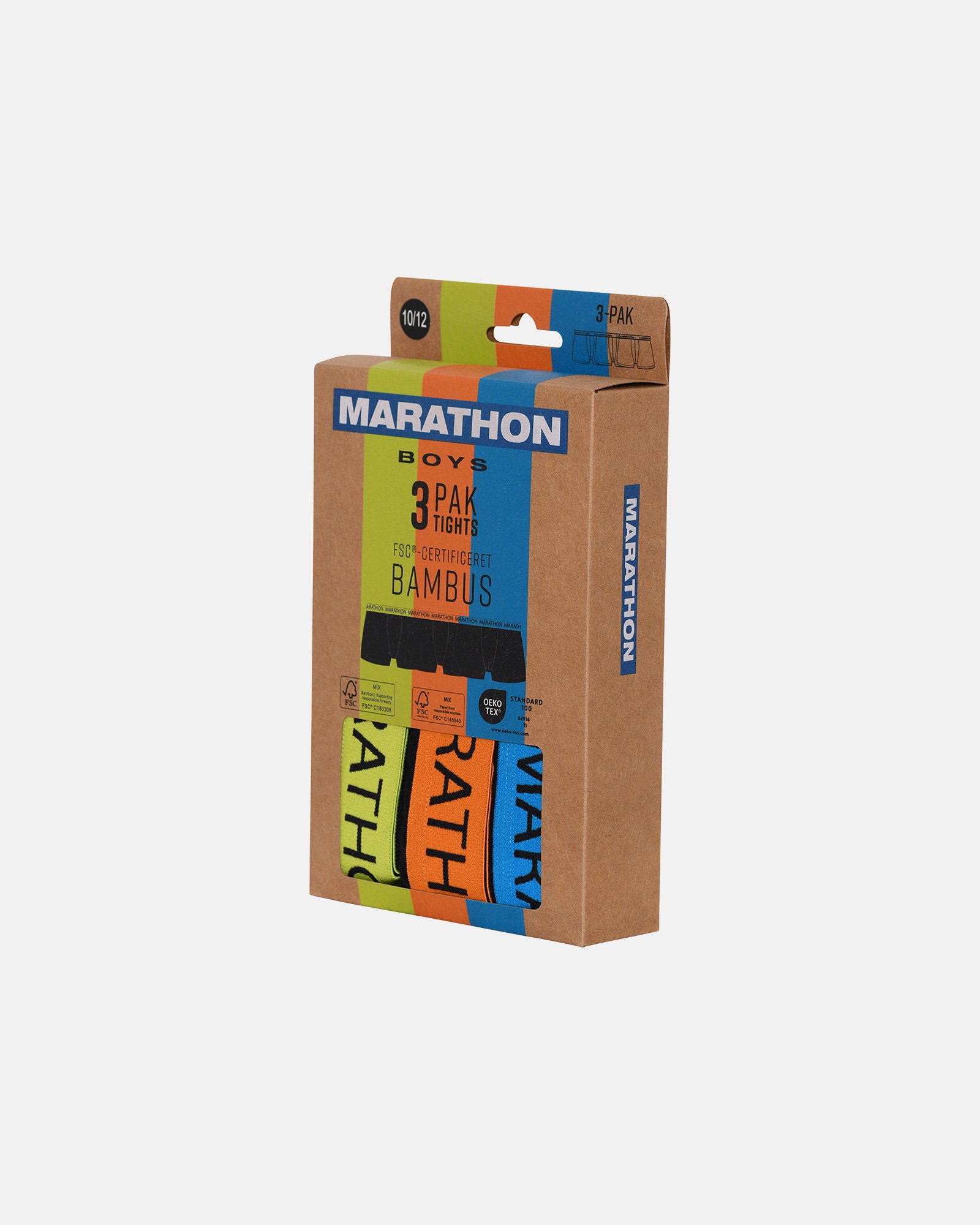 Tights "kids" 3-pak | Bambusviskose | Sort -Marathon Kids Tights "kids" 3-pak | Bambusviskose | Sort -Marathon Kids