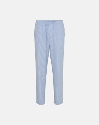 Pyjamasbukser, Bambusviskose, Blå stribet