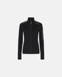 Jakke "zip", Polyester, Sort