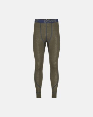 Long johns, 100% uld, Grøn