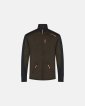 Trøje "full zip" | 100% uld | Grøn - Dovre