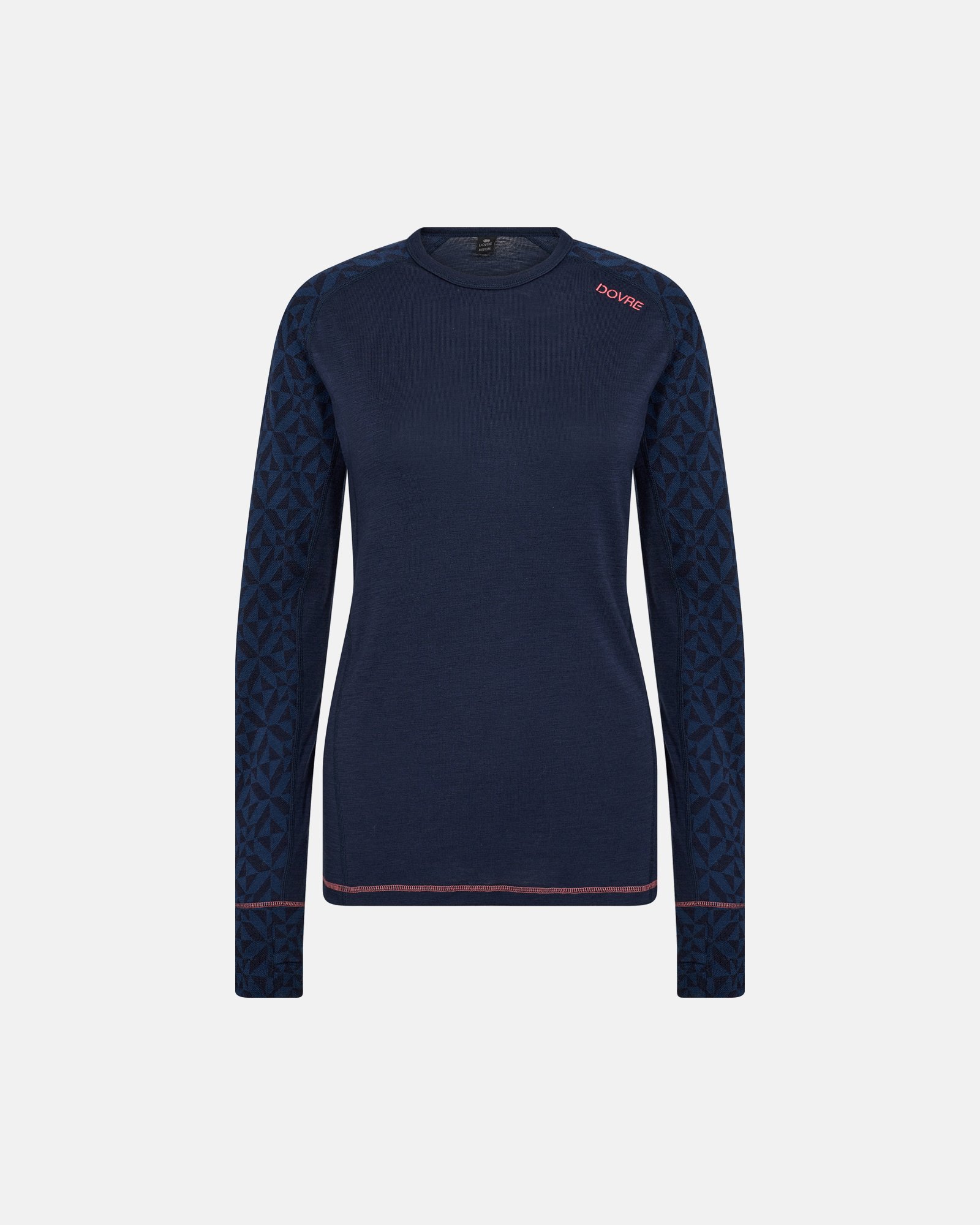 Langærmet undertrøje | 100% uld | Navy -Dovre Women Langærmet undertrøje | 100% uld | Navy -Dovre Women