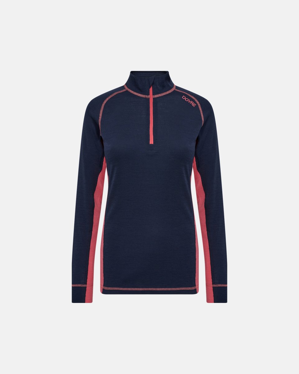 Dovre Women Pullover | 100% uld | Navy - S