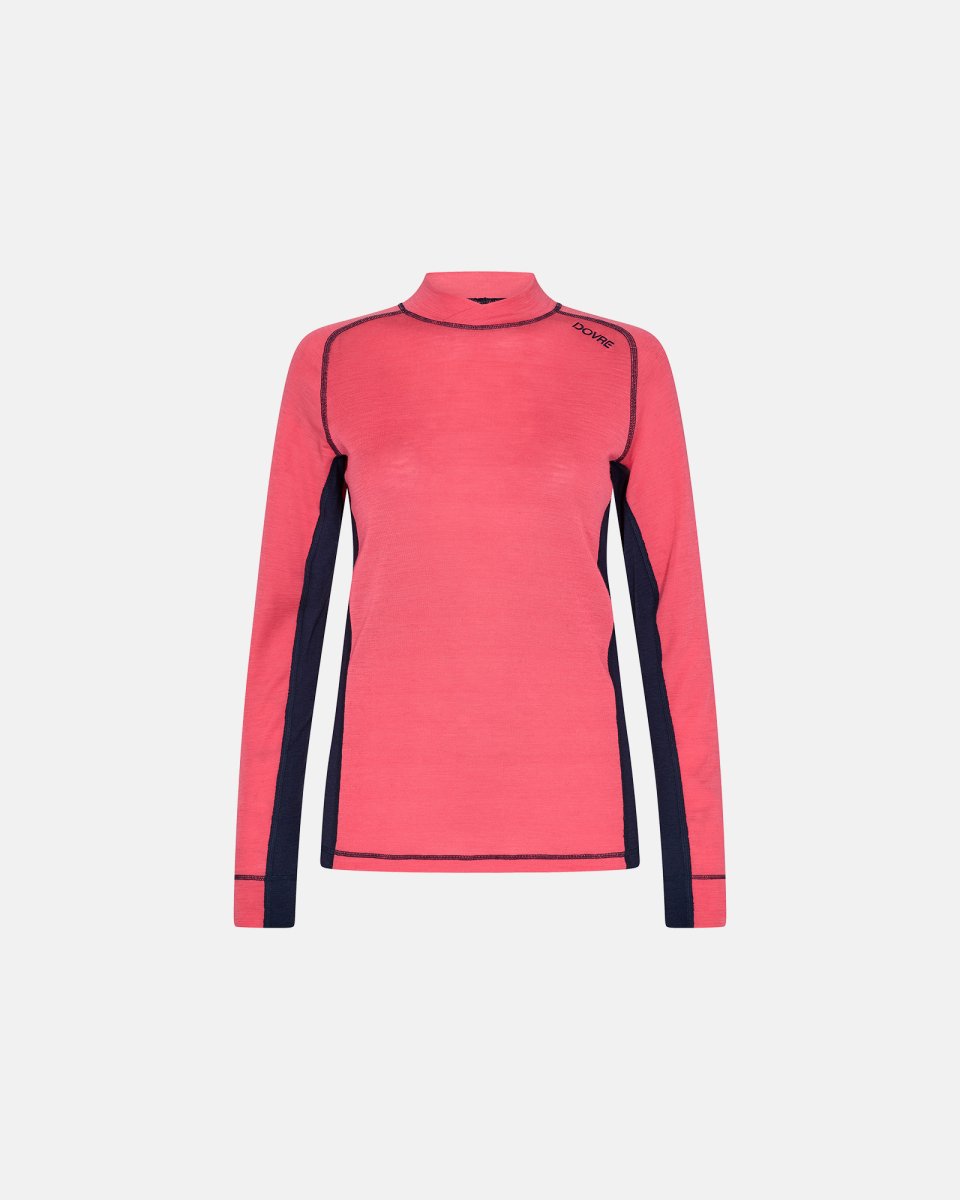 Dovre Women Pullover | 100% uld | Pink - S