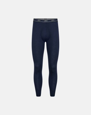 Long johns "wool", 100% merino uld, Navy