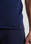 T-shirt "wool", 100% merino uld, Navy