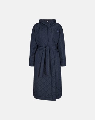 Vinterbadekåbe, fleece, Navy