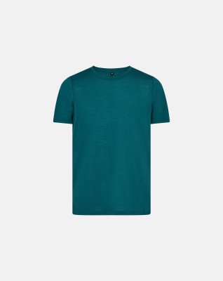 T-shirt, 100% økologisk GOTS uld, Grøn