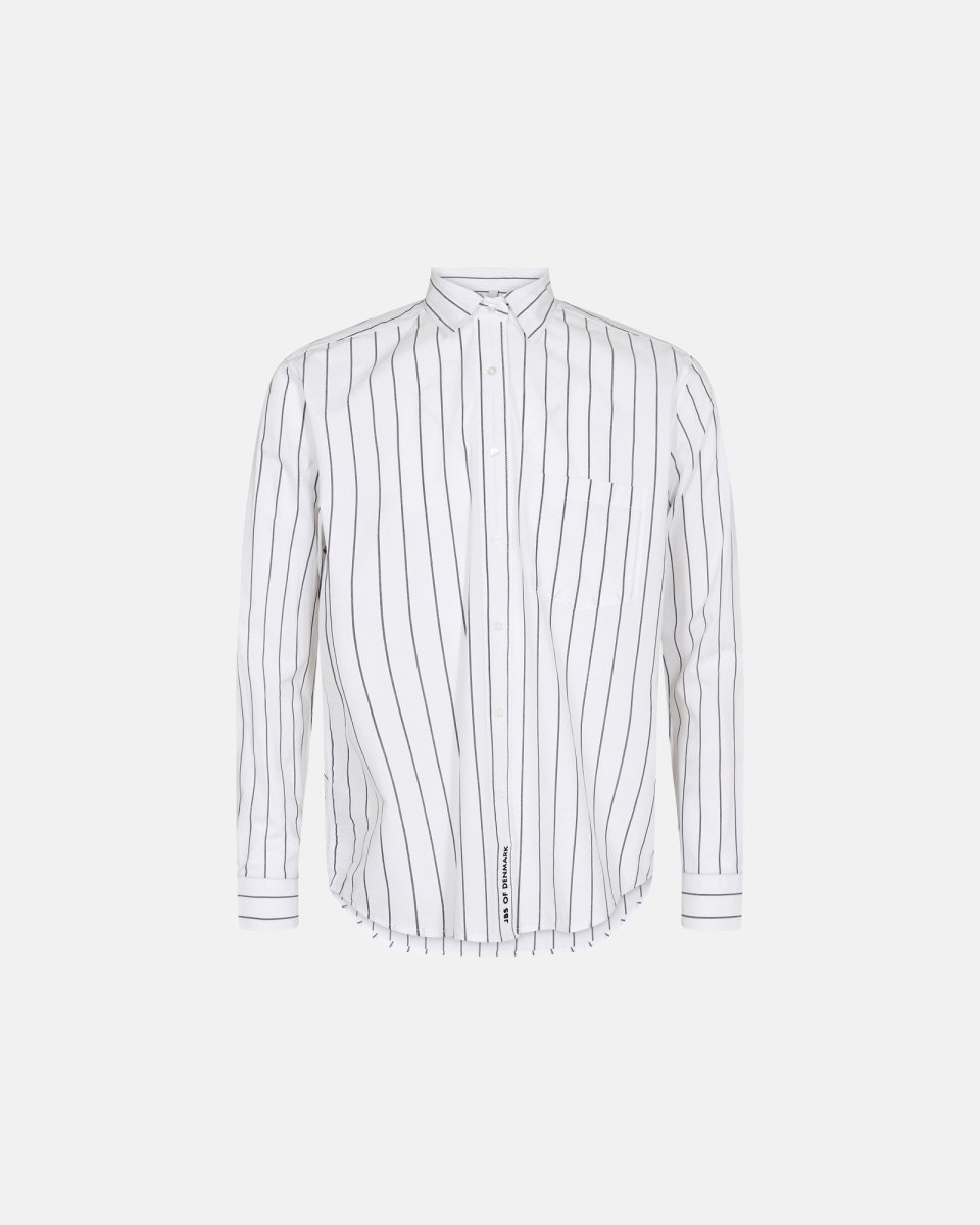 JBS of Denmark Men Pyjamasskjorte | Økologisk bomuld | Hvid - S