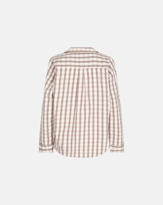 Pyjamasskjorte | 100% økologisk bomuld | Brun -JBS of Denmark Women