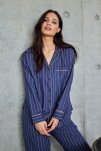 Pyjamasskjorte | 100% økologisk bomuld | Blå -JBS of Denmark Women