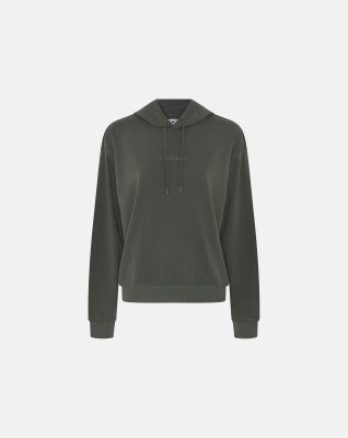 Hoodie, Bambusviskose, Grøn