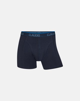 Tights 2-pak, Bomuld, Blå