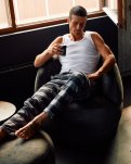 Pyjamasbukser "flannel", 100% bomuld, multifarvet