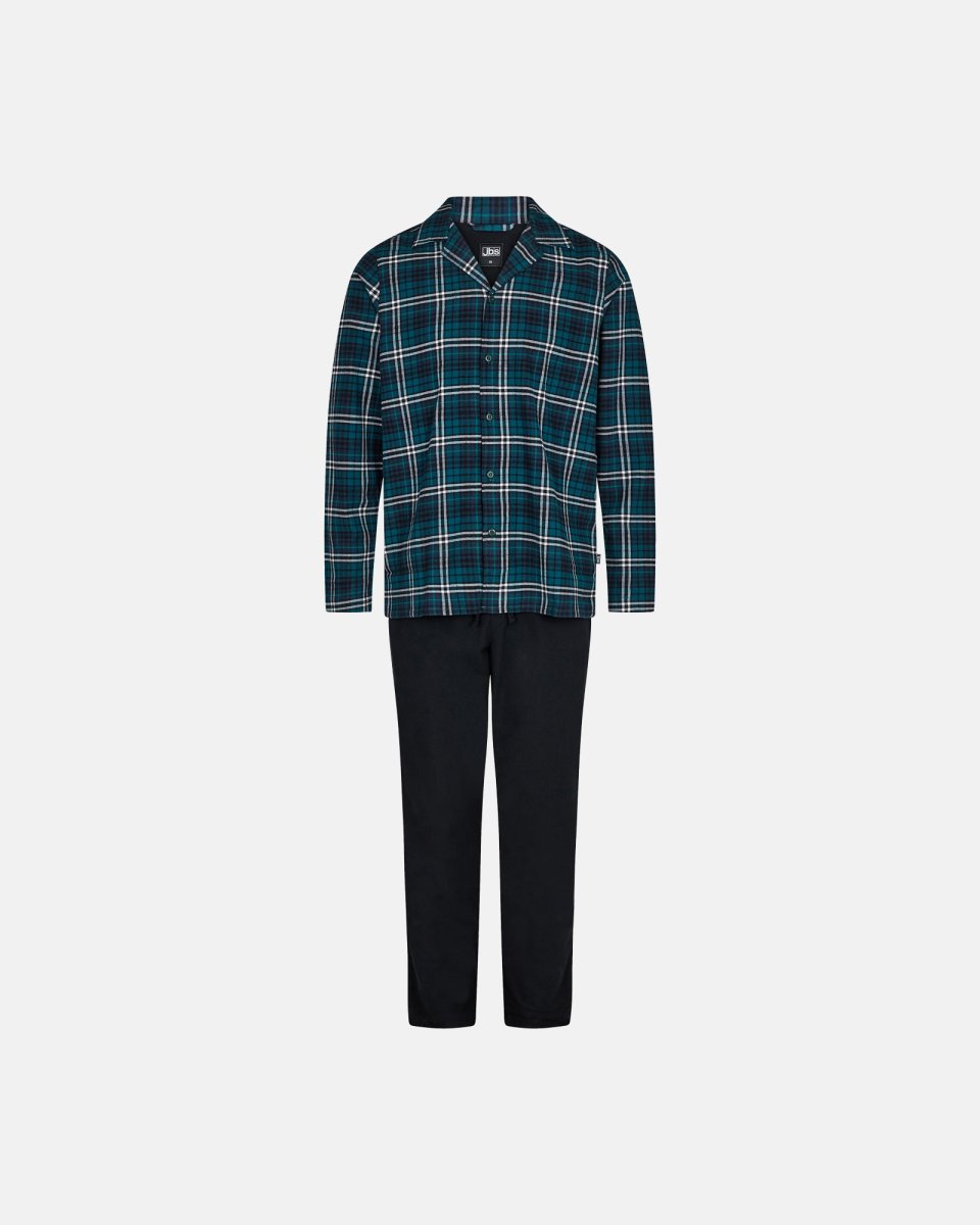 JBS Pyjamassæt "flannel" | 100% bomuld | Multifarvet - S