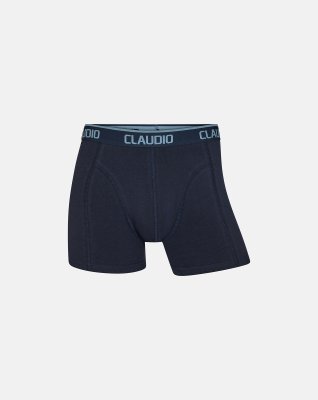 Tights 2-pak, Bomuld, Blå