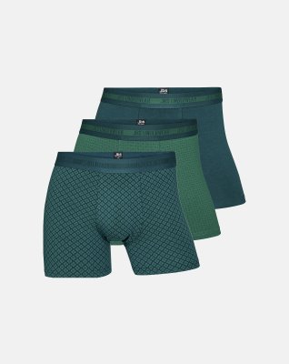 Tights 3-pak, Bambusviskose, Grøn