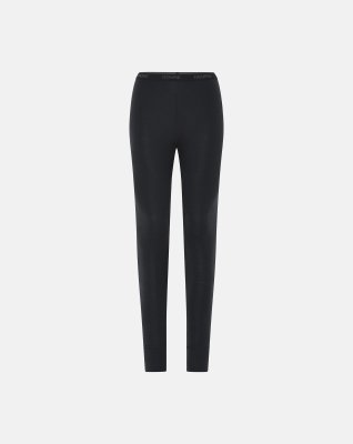 Leggings, 100% merino uld, Sort