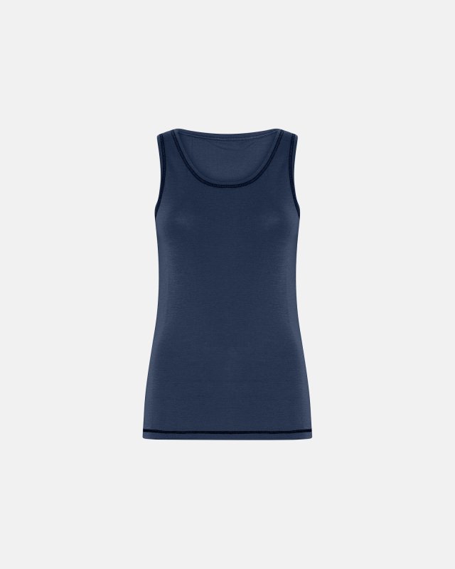 Tanktop | 100% merino uld | Navy