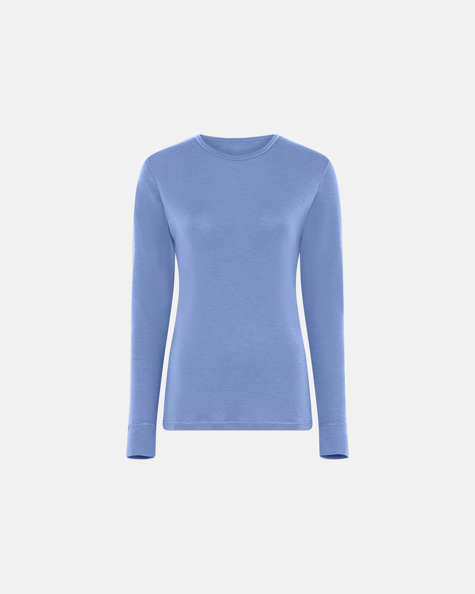 Langærmet t-shirt | 100% merino uld | Blå -Dovre Women Langærmet t-shirt | 100% merino uld | Blå -Dovre Women