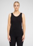 Tanktop, 100% merino uld, Sort
