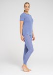 T-shirt, 100% merino uld, Blå