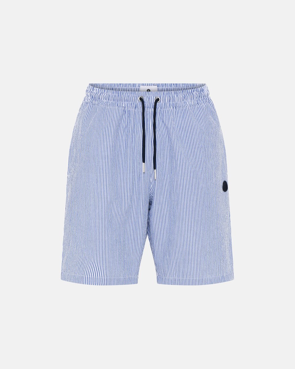 JBS of Denmark Men Pyjamasshorts "Seersucker" | Økologisk bomuld | multifarvet - XL