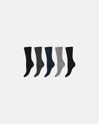 Ankelstrømper 5-pak | Bambusviskose | Multifarvet -Decoy
