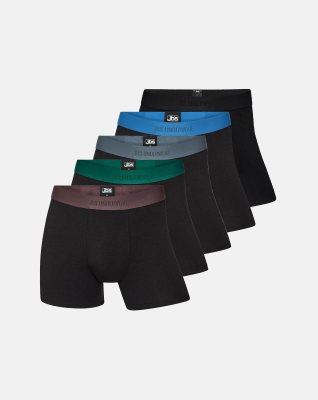 Tights i gaveæske 5-pak, Bambusviskose, Multifarvet