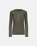 Bluse "mesh" | Grøn -Hype the Detail