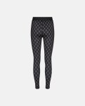 Leggings "Logo", Polyester, Sort