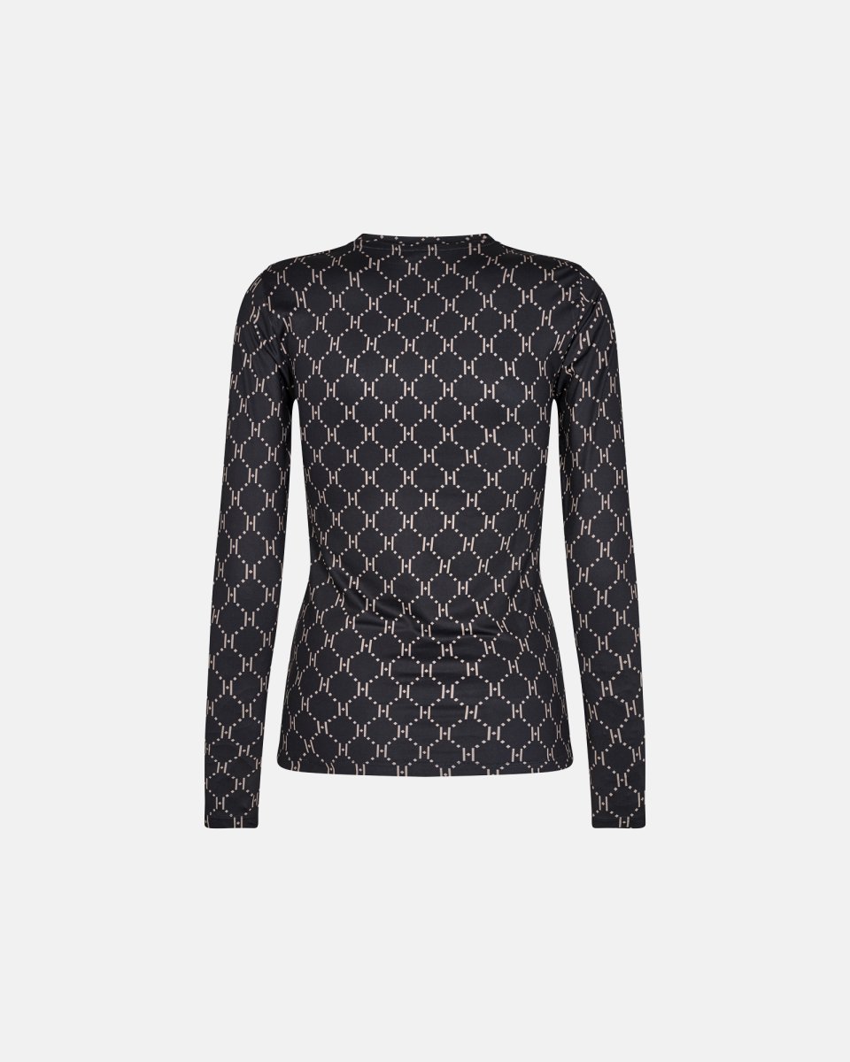 Hype the Detail Bluse "Logo" | Polyester | Sort - S