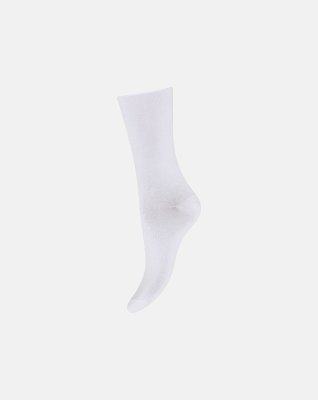 Ankelstrømper 5-pak, Bambusviskose, Hvid