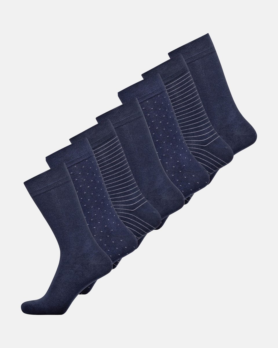 JBS Strømper 7-pak | Bambusviskose | Navy - 37-40