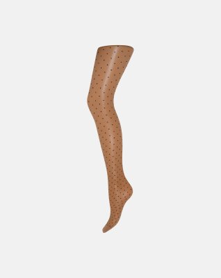 "Dots" strømpebukser | 20 denier | nude -Decoy