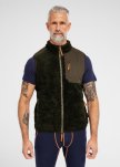 Teddy fleece vest, Polyester, Grøn