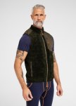 Teddy fleece vest, Polyester, Grøn