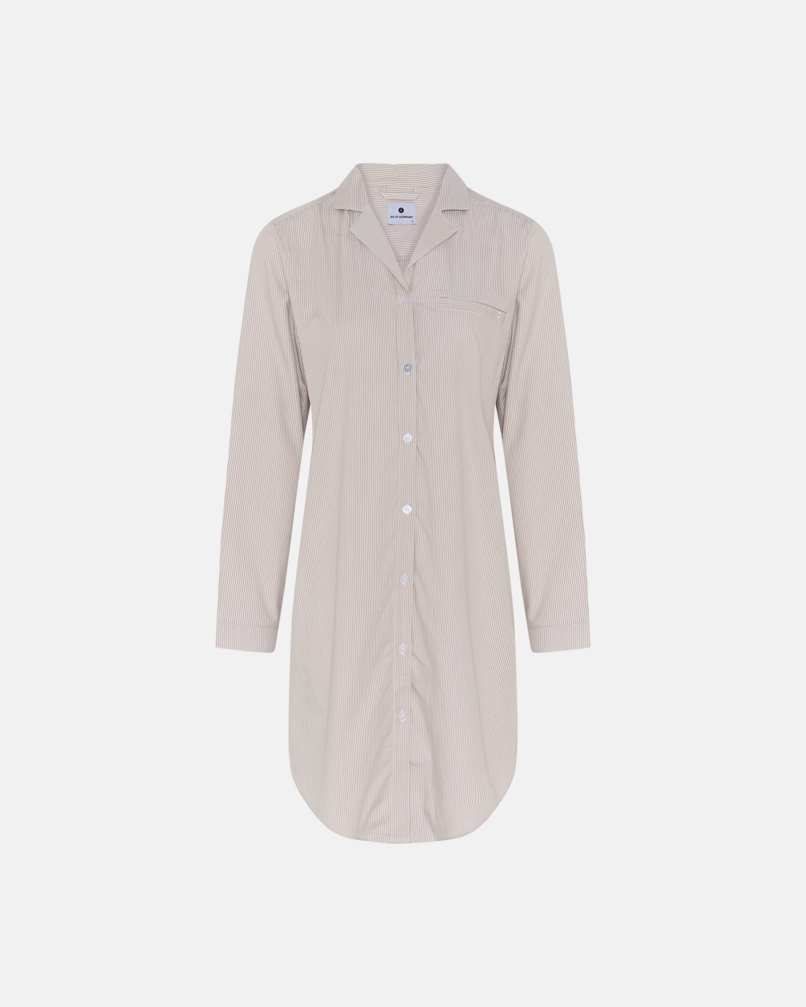 Skjorte-natkjole | Bambusviskose | Sand -JBS of Denmark Women Skjorte-natkjole | Bambusviskose | Sand -JBS of Denmark Women